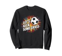 Laissons Donner Un Coup De Pied À Une Maman De Football en Sweatshirt