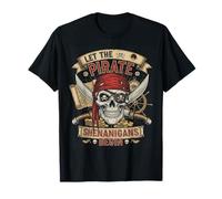 Laissons les manigances des pirates commencer un drôle d'Halloween pirate T-Shirt