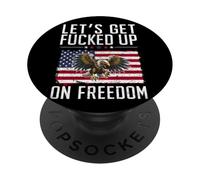 Laissons-nous emporter sur Freedom Patriotic PopSockets PopGrip Adhésif