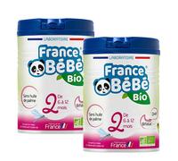 Lait 2ème âge France BéBé BIO - Lot de 2 x 800g