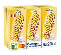 Lait aromatisé à la vanille UHT,6 x 20 cl