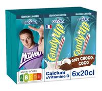 Lait aromatisé au chocolat et coco UHT,6 x 20 cl
