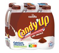 Lait au chocolat Candy'up 6 bouteilles de 1l