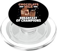 Lait au Chocolat Petit déjeuner des Champions Lait au Chocolat PopSockets PopGrip pour MagSafe