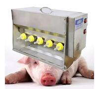 Lait automatique porcelet | Distributeur inox porcelet | Mangeoires pour Porcelets Multiples | 10/14 Tétines en Gel De Silice | Station d'allaitement pour Porcelets (14 heads)