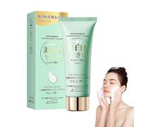 Lait blanchissant à la nicotinamide - 100 g - Nettoie en profondeur le visage en douceur et en douceur - Mousse apaisante - Contrôle de l'huile - Lait nettoyant doux pour peaux normales et sèches