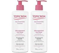 Lait corporel hydratant Topicrem 500 ml x 2