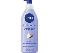 Lait Corps Hydratant Douceur 72h (1 X 250 Ml) ¿ Crème Hydratante À L'acide Hyaluronique Pur & Beurre De Karité ¿ Soin Pour Le Corps Avec Sérum Hydratant Nourrissant Peaux Sèches