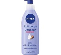 Lait Corps Hydratant Douceur 72h (1 X 625 Ml) - Crème Hydratante À L'acide Hyaluronique Pur & Beurre De Karité - Soin Pour Le Corps Avec Sérum Hydratant Nourrissant Peaux Sèches
