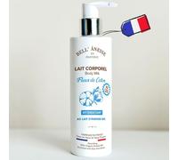 Lait Corps Hydratant Fleur De Coton Au Lait D'ânesse Bio. Fabrication Française. Tous Types De Peau. Flacon Pompe 250 Ml