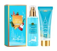 Lait Corps Hydratant,Lait Corps Hydratant Anti Dessèchement,Lait Corporel & Brume Corporelle,Brume Corporelle Parfumée,Odeur Délicate,Hydrate 48h,Nourrit et hydrate la peau,Coffret cadeau de Noël