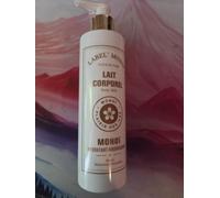 Lait corps hydratant Monoi au Lait Frais d'Ânesse Bio + Aloe Vera. Fabrication Française. Tous types de peau. Flacon pompe 250 ml
