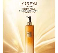 Lait Corps L'Oréal Paris Age Perfect Nectar Royal Golden Supplement 250 ml, Hydratant et Lissant onctueux, Enrichi en huiles essentielles de géranium, de fleur d'oranger et de lavande, Hydratation lon
