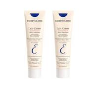 Lait-Crème Sensitive | Hydratant & Nutritif | Soin - Maquillage - Masque | Multi-fonctions | Adultes - Enfants - Bébés | Peaux Sensibles et Réactives | 98% d'Origine Naturelle | Lot de 2x100mL