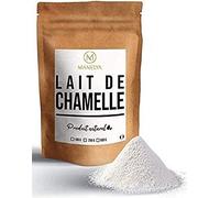 Lait de chamelle en poudre, sachet de 100 grammes, conditionné en France.