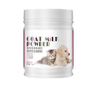 Lait de chèvre en poudre, lait de chèvre naturel bio pour animaux domestiques, fournitures pour le sevrage et la santé de l'estomac, idéal pour les chiots, cuisine, voyage, ferme, intérieur et