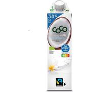 Lait De Coco - Boisson À La Noix De Coco 3,8% De Matières Grasses, Sans Sucres Ajoutés Fair Trade1 L - Coconut (Dr Martins)