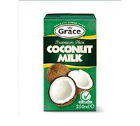 LAIT DE COCO TETRA 250ML, GRACE, LOT DE 5