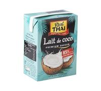 LAIT DE COCO UHT 200ML, REAL THAI, LOT DE 5
