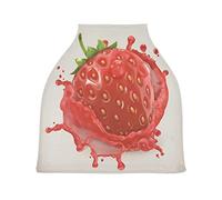 Lait De Fraise Housse de Canopée pour Poussette,Siège de Voiture pour Bébé Dais Siège Auto Couverture D'Allaitement Pare-Soleil Respirant Extensible pour Bébé