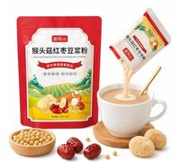 Lait De Soja En Poudre Instantané Hericium Erinaceus Red Date 500 G, 10 Sachets Boisson Nutritive For Petit-déjeuner Avec Igname Et Riz, Substitut Repas