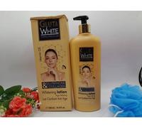 Lait Éclaircissant - Gluta White - 500ml - Peau Illuminée - Teint Uniforme - Texture Lait