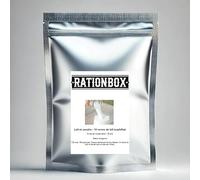 Lait en poudre - 10 verres de lait lyophilisé - Durée de conservation : 25 ans - Ration d'urgence