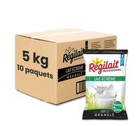 Lait en Poudre Régilait Ecrémé pour Distributeur Automatique - 10 paquets - 5 Kg