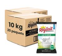Lait en Poudre Régilait Ecrémé pour Distributeur Automatique - 20 paquets - 10 Kg