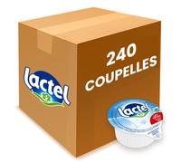 Lait Entier Lactel - 240 coupelles