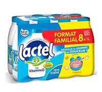 Lait Lactel demi écremé - 8 x 1 L