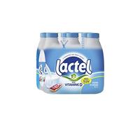 Lait Lactel Vitamine D demi-écrémé 1L (lot de