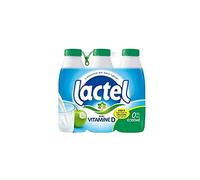 Lait Lactel Vitamine D écrémé 1L (lot de