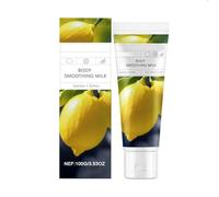 Lait Lotion de corps apaisante au citron, gel de douche au citron-citron hydratant enlève la réparation de la peau sèche, la lotion de corps hydratante rafraîchissante non grasse (1pcs)