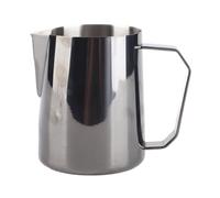 Lait moustillante Pichet, tasse de mélange à crampons en acier inoxydable Pot 450 ml Smart Verser une tasse de craquette pour le restaurant de bureau à domicile (Noir)