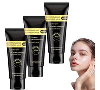 Lait nettoyant à la niacinamide, nettoyant purifiant à la niacinamide, nettoyant visage à la niacinamide, nettoyant visage pour un nettoyage en profondeur, hydratant naturel éclaircissant (3pcs)