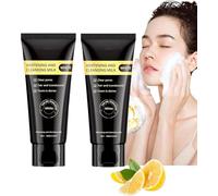 Lait nettoyant et éclaircissant à la niacinamide, exfoliant visage hydratant et nettoyant en profondeur, hydratation naturelle, pour un nettoyage du visage et un contrôle du sébum