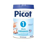 LAIT PICOT Standard 1ER AGE 850G - Lait en poudre pour Bébé - Lait Bébé de 0 à 6 mois