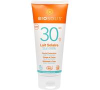Lait solaire bio+Aloe Vera Lsf 30 Biosolis 100 ml