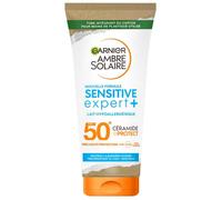 Lait solaire - Garnier - Ambre Solaire Sensitive Expert+ - SPF50+ - 175ml - Hypoallergénique