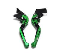 Laiteanqi Compatible With GSX400F Impulse 1994-2004 GSX 400F GSX 400 F Moto Pliant Extensible Réglable Freins Embrayage Levier Leviers réglables(GREEN3)