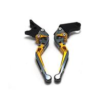 Laiteanqi Compatible With GSX400F Impulse 1994-2004 GSX 400F GSX 400 F Moto Pliant Extensible Réglable Freins Embrayage Levier Leviers réglables(GOLD1)