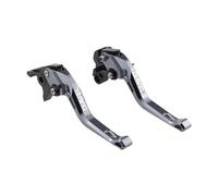 Laiteanqi Ensemble De Leviers D'embrayage Et De Frein Courts CNC For Moto Carbon XDiavel S 2011-2022 Leviers réglables(B-Gray)