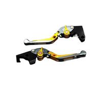 Laiteanqi Leviers De Frein Et D'embrayage CNC For Moto C650 SPORT 2015-2017 Leviers réglables(Gold1)
