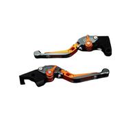 Laiteanqi Leviers De Frein Et D'embrayage CNC For Moto C650 SPORT 2015-2017 Leviers réglables(Orange1)