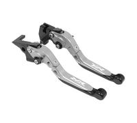 Laiteanqi Leviers De Frein Et D'embrayage CNC For Moto S1000XR S 1000XR S1000 XR S 1000 XR 2014-2019 2015-2018, Guidon Pliable Leviers réglables(Silver-Silver-Balck)