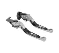 Laiteanqi Leviers De Frein Et D'embrayage CNC For Moto S1000XR S 1000XR S1000 XR S 1000 XR 2014-2019 2015-2018, Guidon Pliable Leviers réglables(Silver-Balck-Silver)
