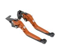 Laiteanqi Leviers De Frein Et D'embrayage CNC For Moto S1000XR S 1000XR S1000 XR S 1000 XR 2014-2019 2015-2018, Guidon Pliable Leviers réglables(Orange-Balck-Orange)