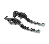 Laiteanqi Leviers De Frein Et D'embrayage CNC For Moto S1000XR S 1000XR S1000 XR S 1000 XR 2014-2019 2015-2018, Guidon Pliable Leviers réglables(Black-Balck-Silver)
