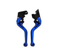 Laiteanqi Leviers De Frein Et D'embrayage Courts En For Moto MT-09 SR MT-09 FZ-09 FJ-09 MT-09 Tracer 2014-2019 Leviers réglables(Blu)